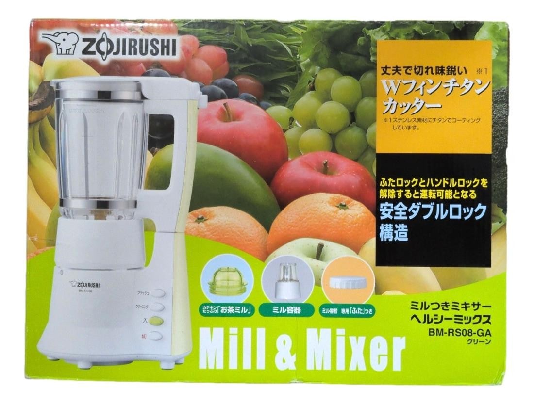 ZOJIRUSHI ミルつきミキサー BM-RT08-GA グリーン オンライン 象印