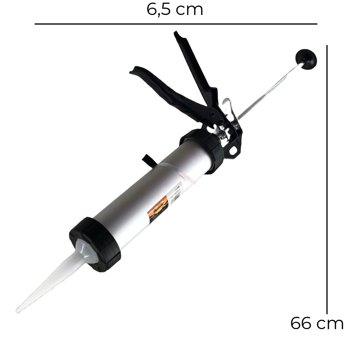 Pistola Aplicador De Silicone Fechada 400 ml 8864755 Sparta-Mtx