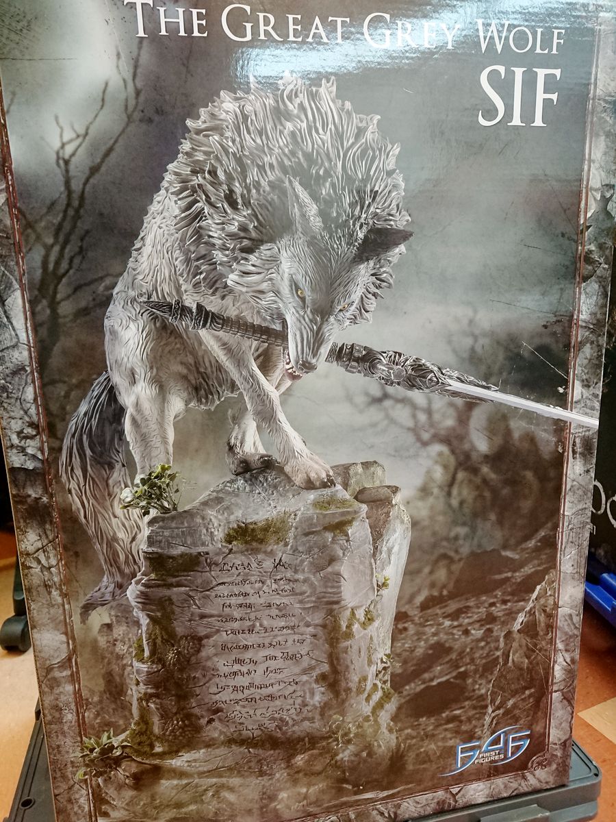 ダークソウル/ 灰色の大狼シフ スタチュー シリアルナンバー 未開封