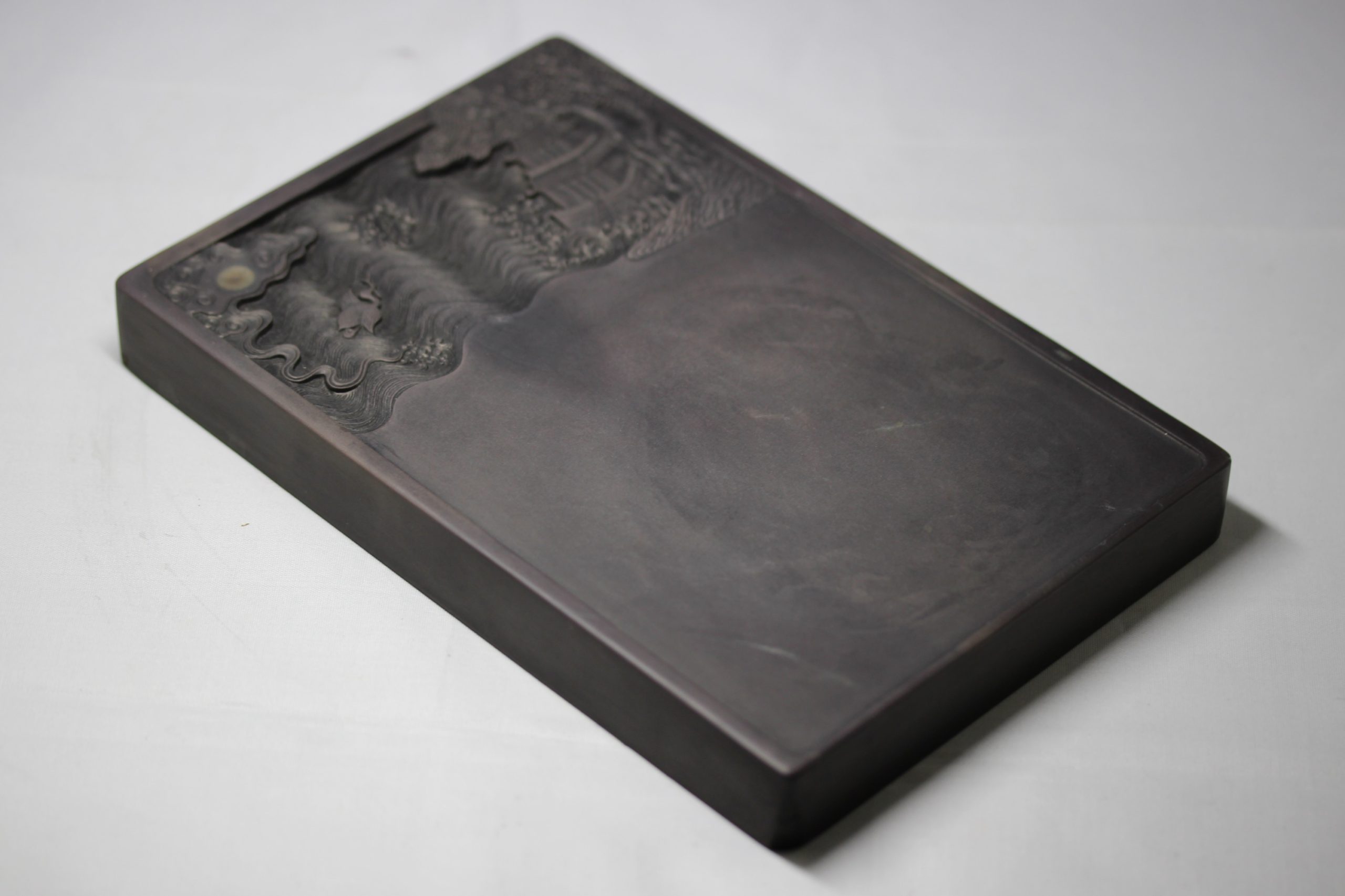 端渓硯 書道用品 中国美術 蘭亭硯 何其仁作 中国 蘭亭硯 何其仁