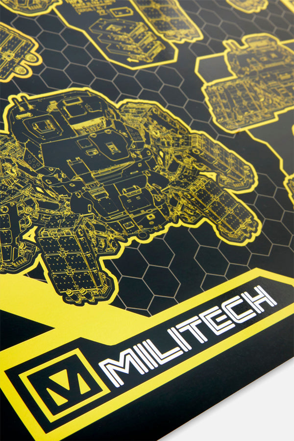 CYBERPUNK 2077 PHANTOM LIBERTY CHIMERA SCHEMATIC LITHOGRAPH – CD
