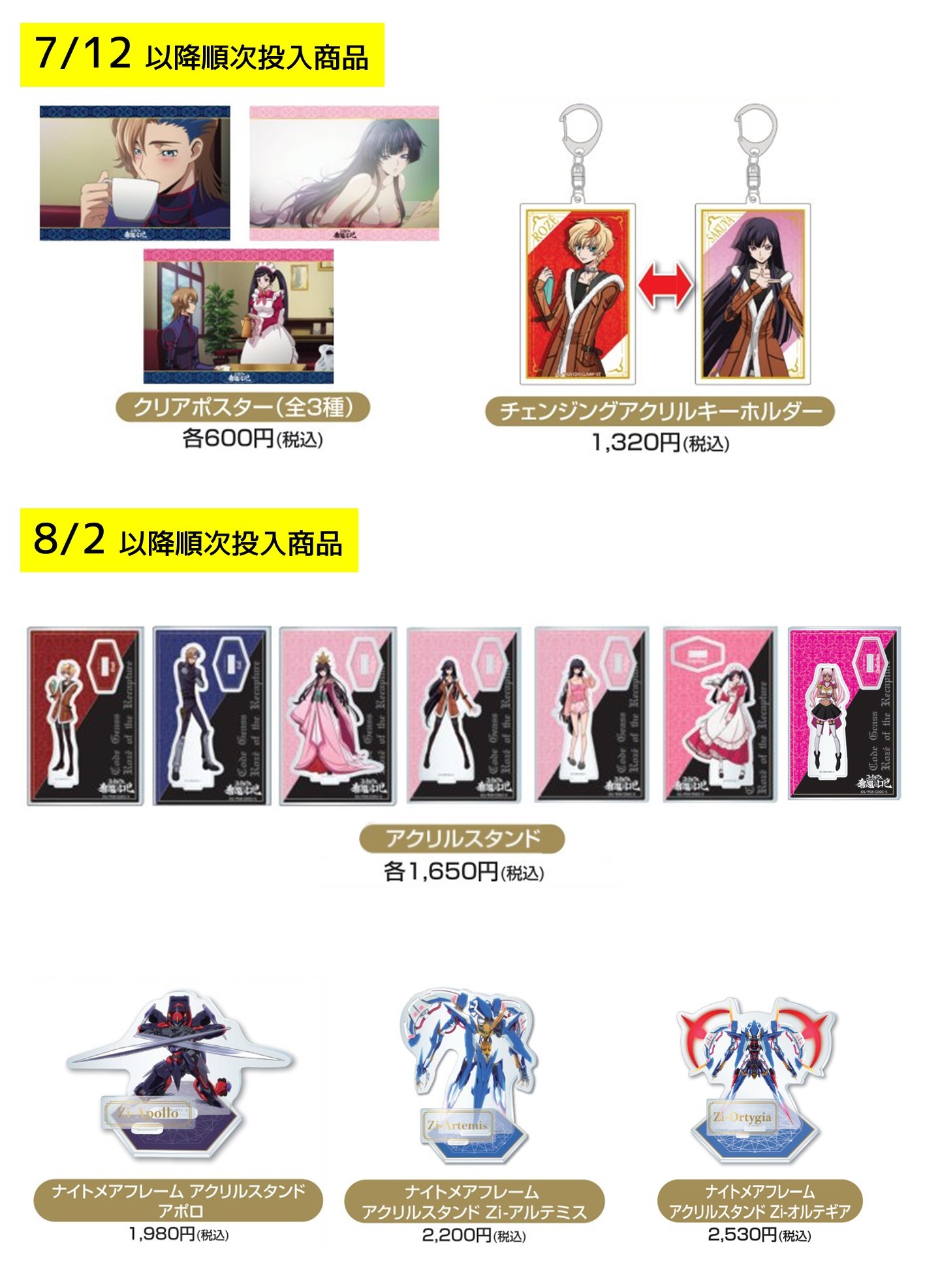 奪還のロゼ ロゼバースデー ミニキャラアクスタ 21個