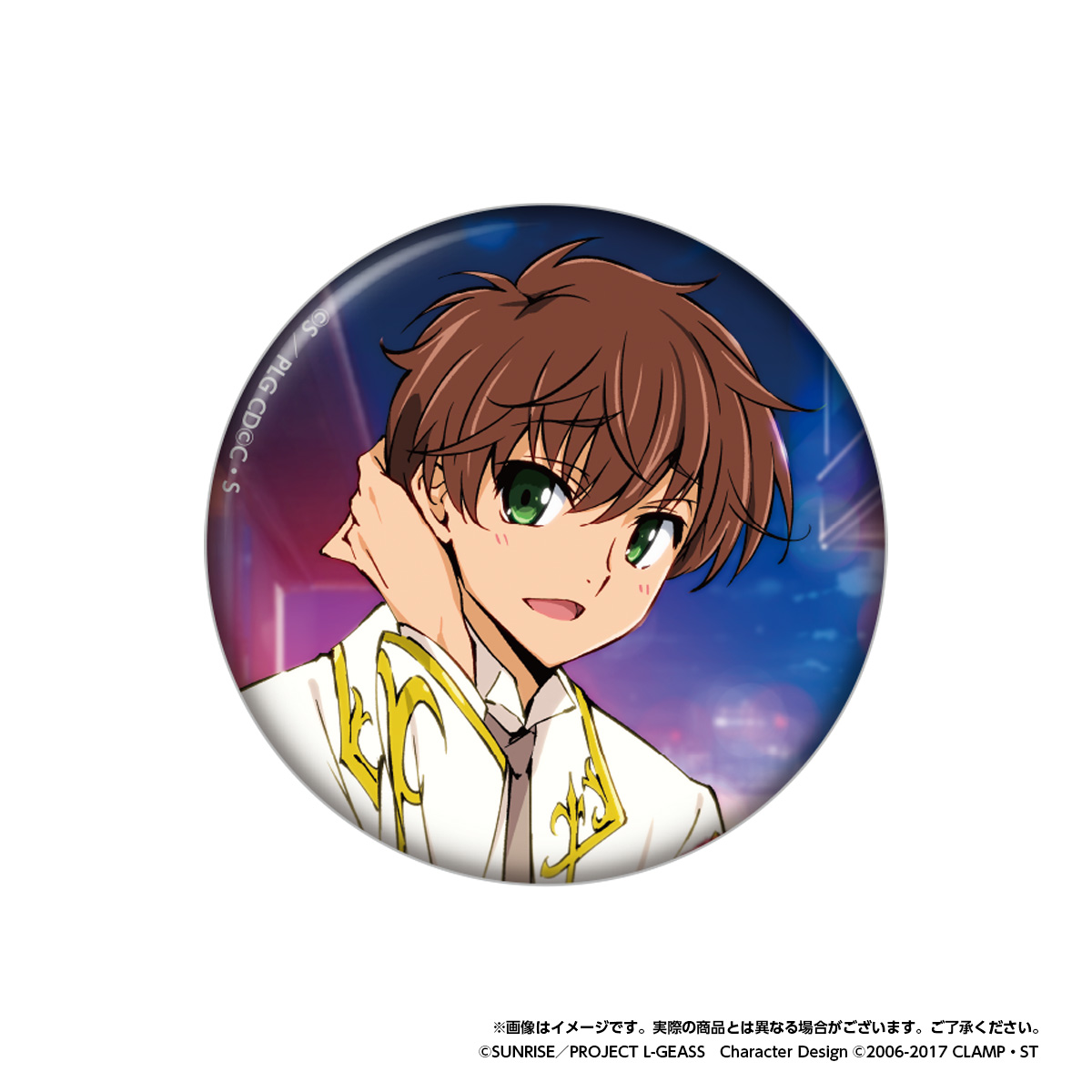 枢木スザク缶バッジプリロールバレンタイン購入特典コードギアス