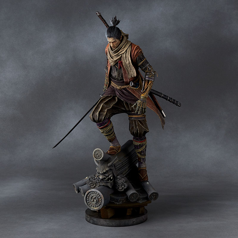 未開封 特典付 SEKIRO 隻狼 1/6スケール スタチュー[Gecco] 狼 1/6スケール
