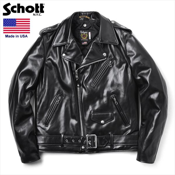 G・M geronimo / [schott] #7416 613UHT HORSEHIDE ONE STAR TALL