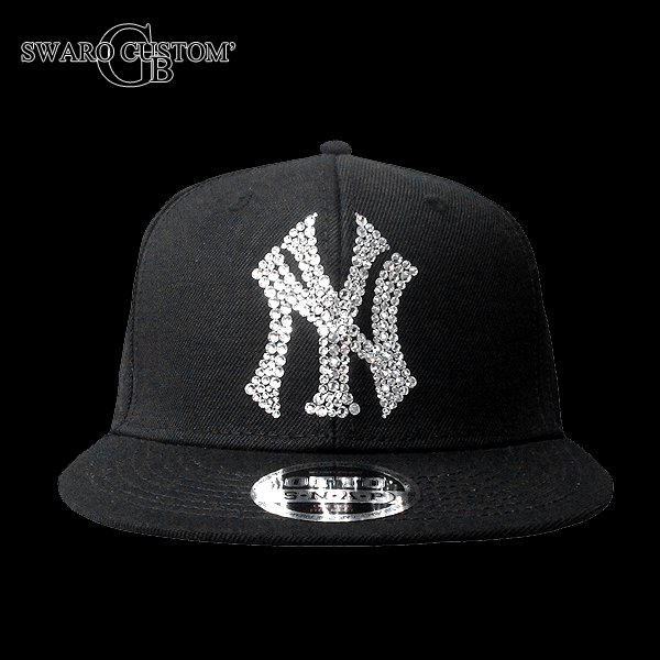 ニューエラ キャップ スワロフスキー NY CAP ロゴ スワロキャップ