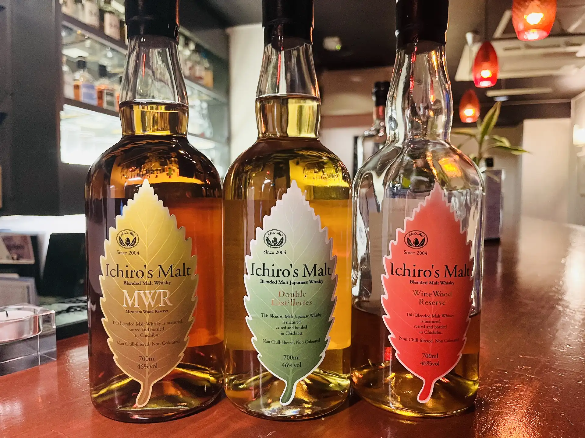 イチローズモルト リーフラベル イチローズモルト リーフシリーズ 4本