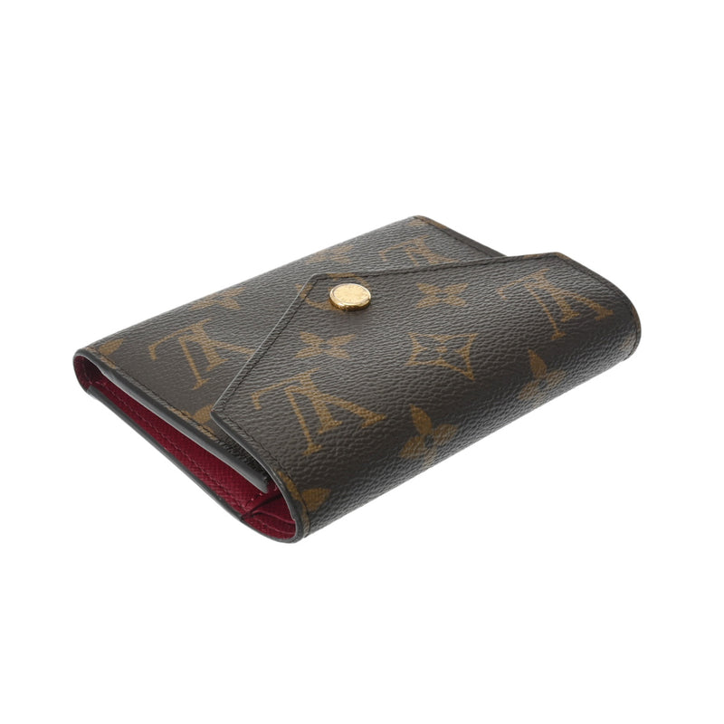 ルイヴィトンポルトフォイユ ヴィクトリーヌ 14145 フューシャ RFID