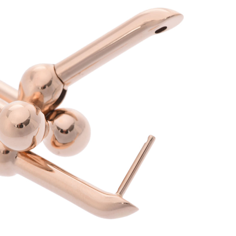 ティファニーハードウェア ラージリンク ピアス レディース K18ピンク