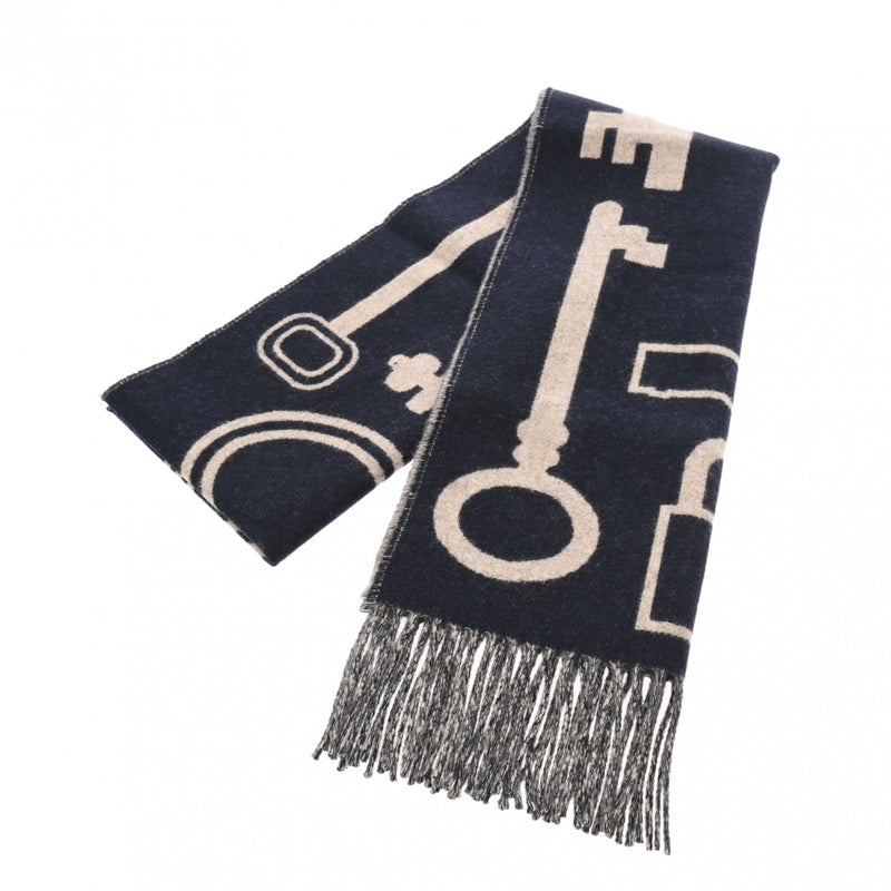 エルメスカザック キー コレクション マリン/ベージュシネ レディース