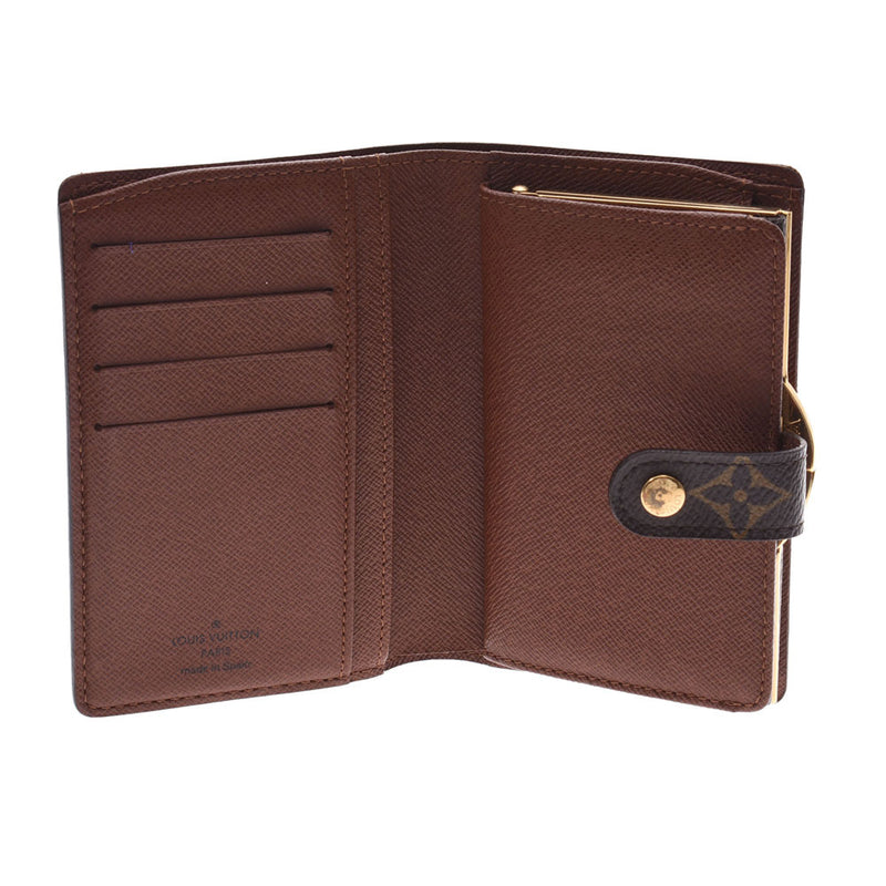ルイヴィトン モノグラム ヴィエノワ がま口 がま口財布 コンパクトE74