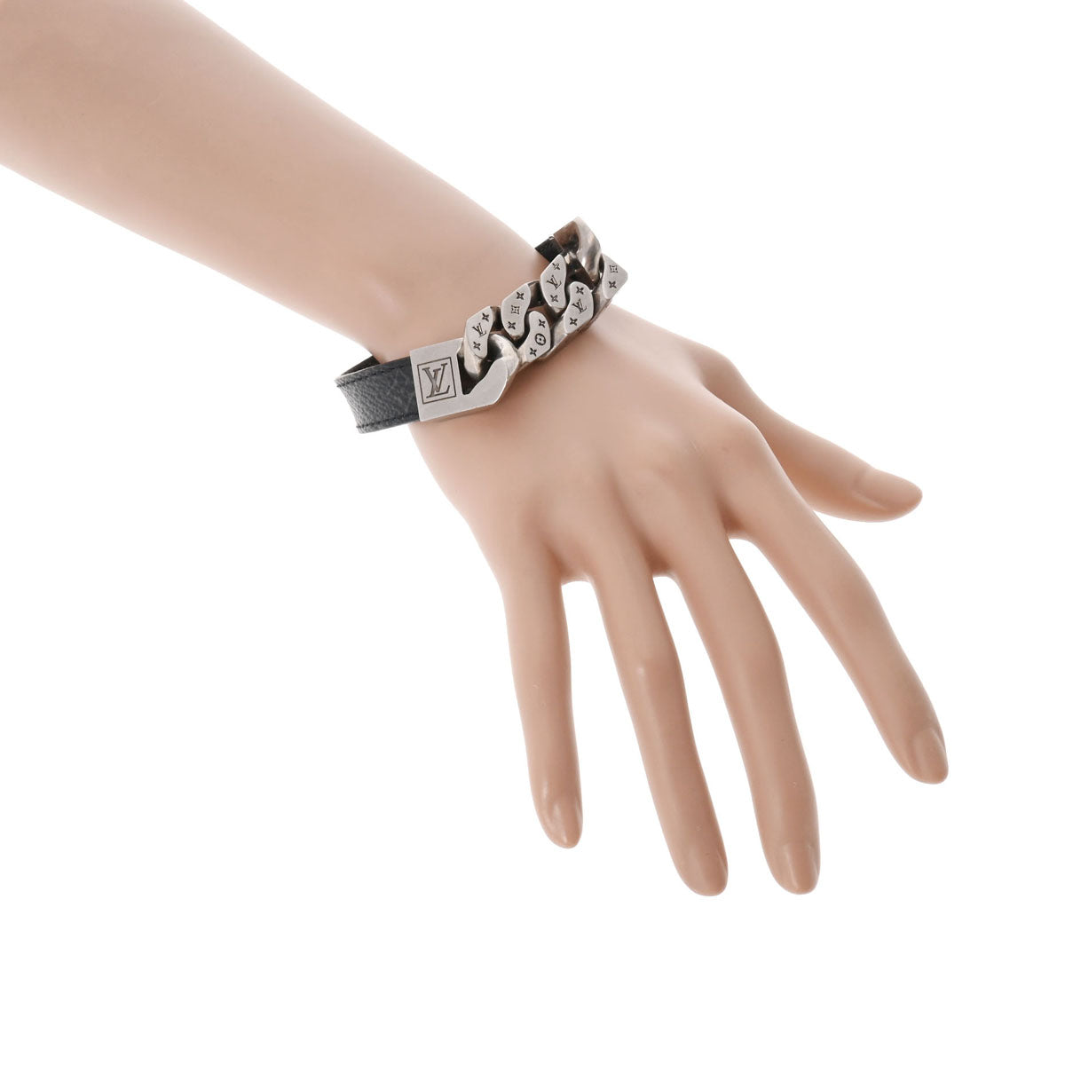 ルイヴィトンブラレス モノチェーン ブレスレット メンズ メタル