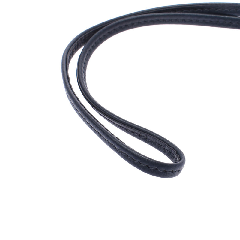 エルメスドッグ ホイッスル 犬笛 シルバー金具/ネイビー系 ユニ