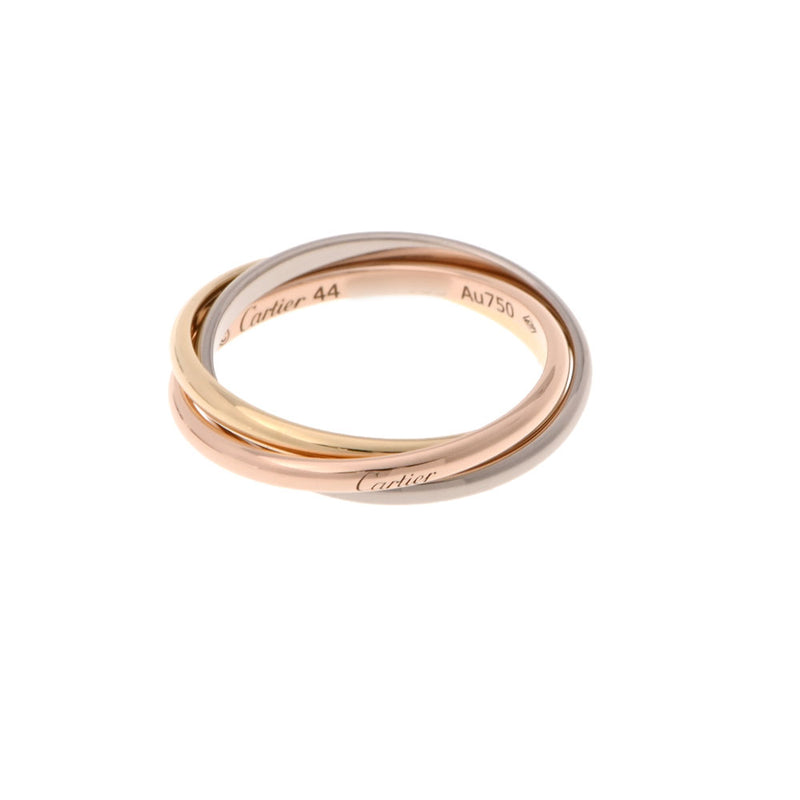 カルティエ トリニティリング スリーカラー XS 52号 K18YG/WG/PG