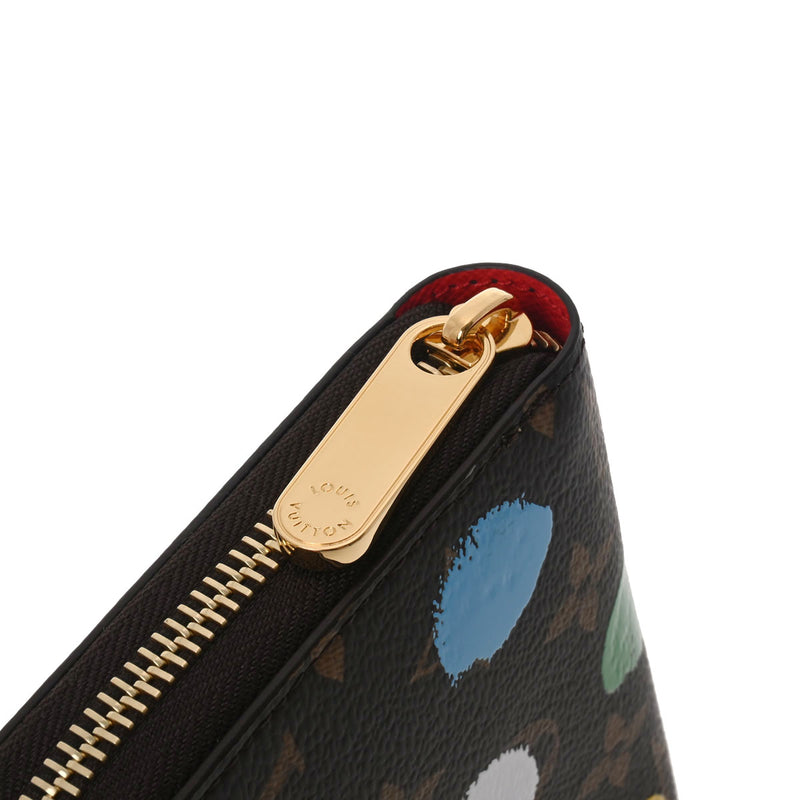 ルイヴィトンペインティッド ドット LV×YK 草間弥生 ジッピー