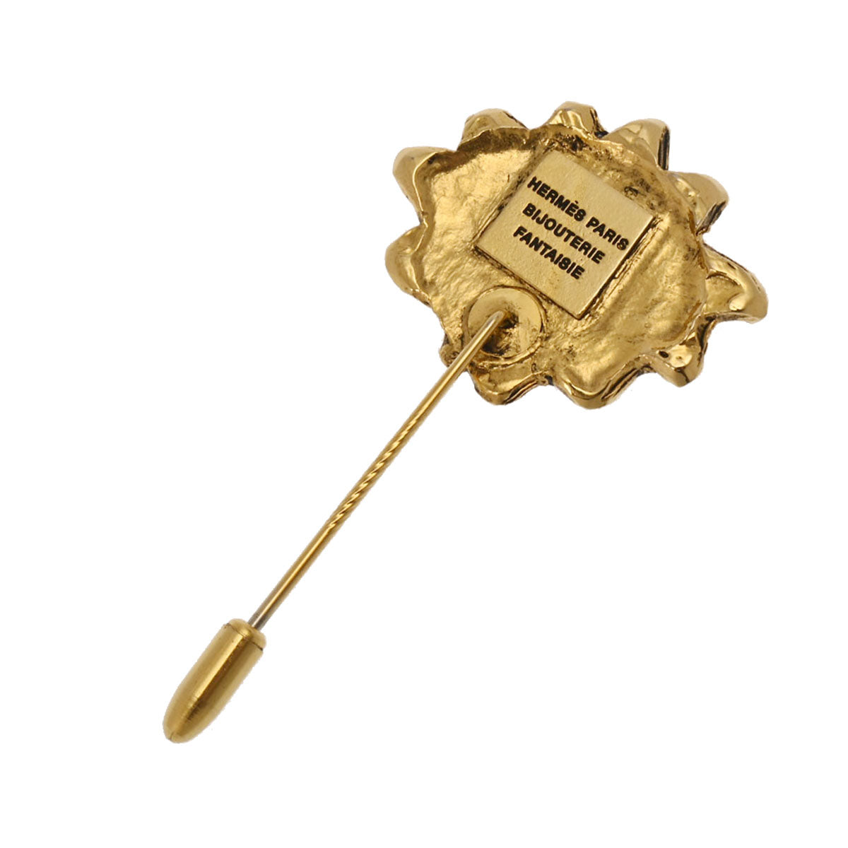 美品】HERMES エルメス セリエ ピンブローチ ゴールド 2024 4M18 楽天