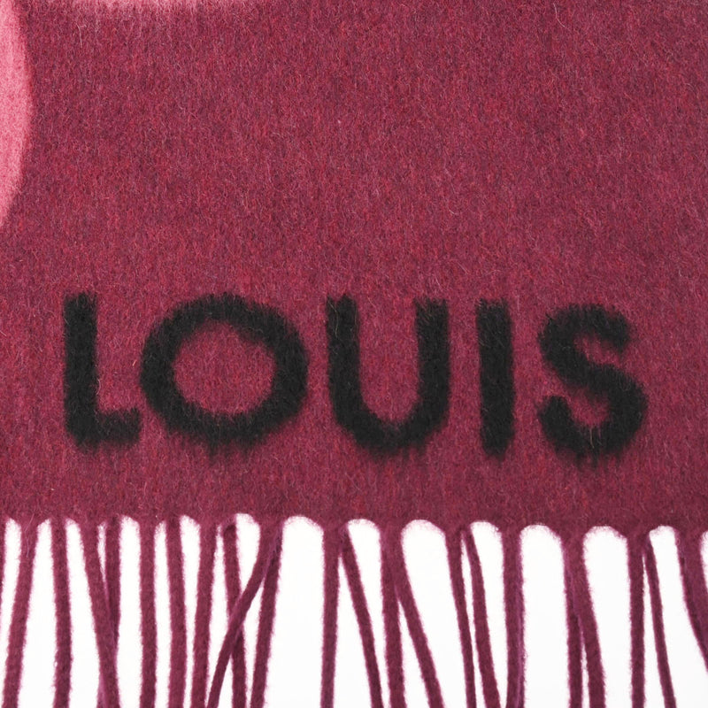 ルイヴィトンエシャルプ ジ アルティメット ワインレッド系 ユニ