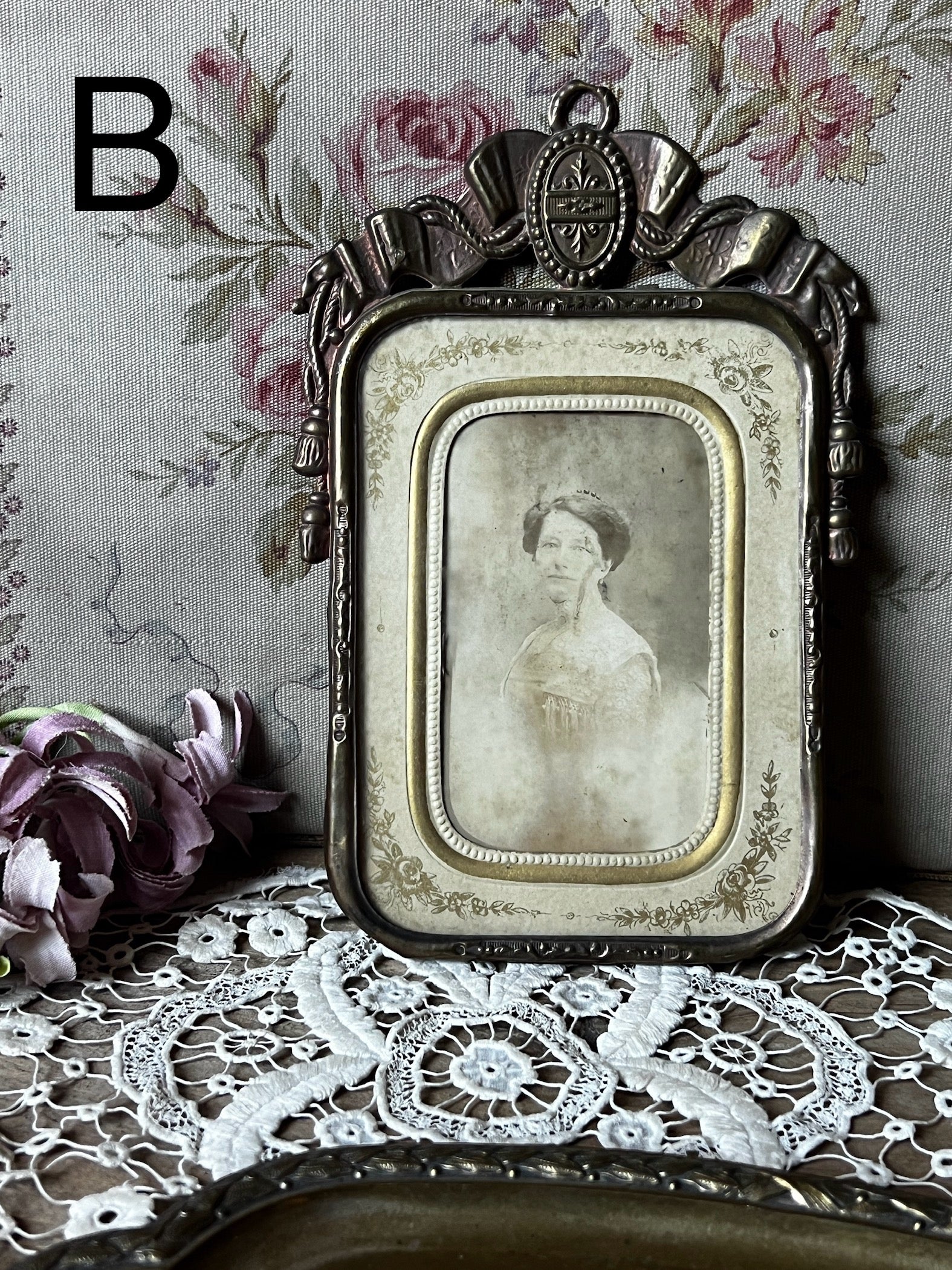 アンティーク オブジェ ブロンズ製 大小2個セット 刻印シール有 希少品