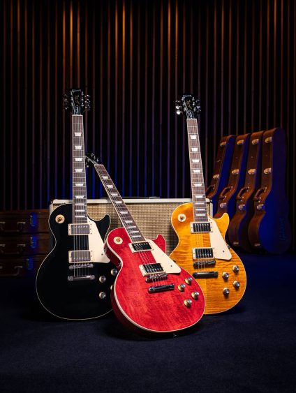 ギブソンから、カラフルに彩られた『Custom Color Series』が Les Paul