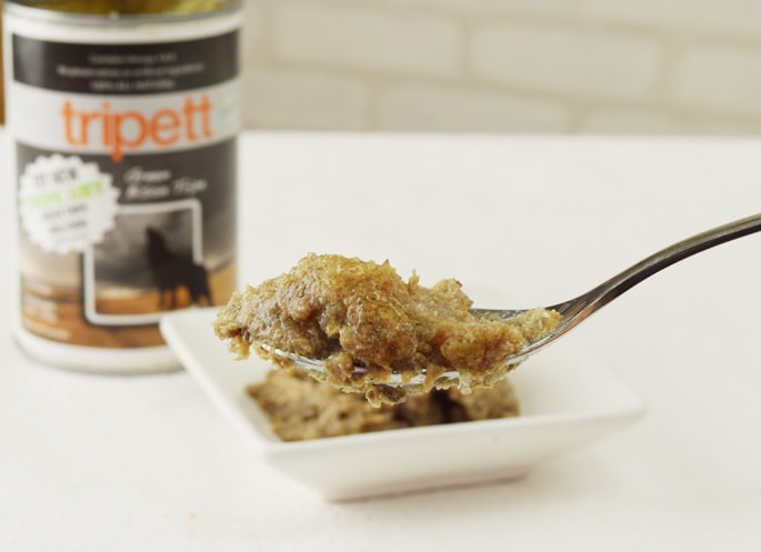 缶詰ドッグフード｜Tripett（トライペット） グリーンバイソントライプ