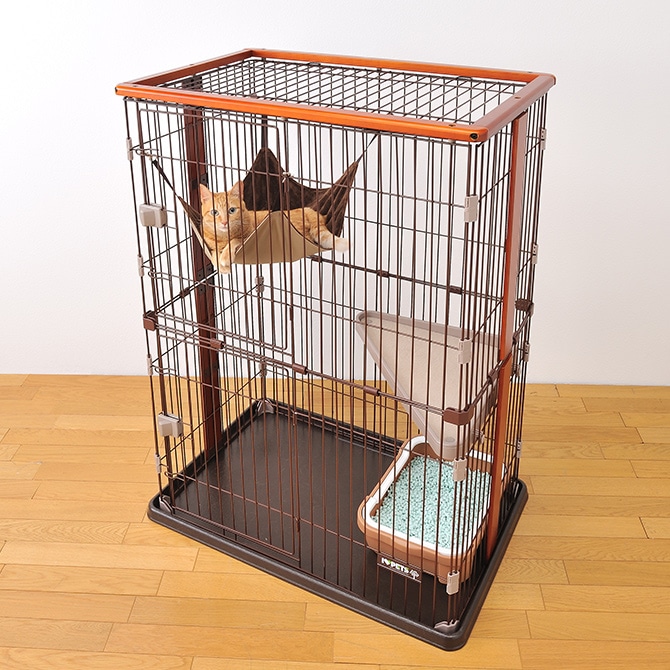 Bonbi ボンビアルコン ボンビ ウッドワンサークル キャット2段タイプ