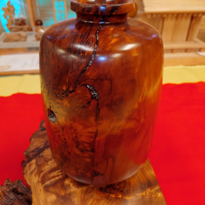 屋久杉泡瘤壺『極み』0392 | 屋久杉壺（つぼ） | 屋久杉堂