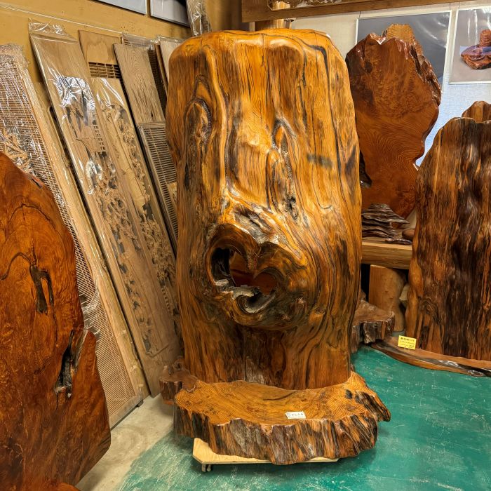 屋久杉 衝立 置物