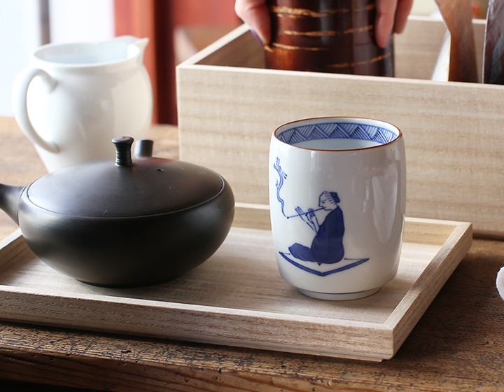 上出長右衛門窯 湯呑 笛吹 昇龍 | メーカー別,か行,上出長右衛門窯