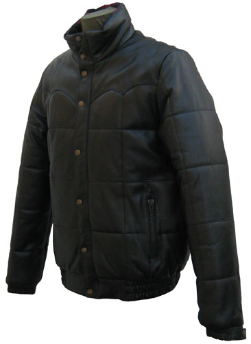 革ジャン ラムスキン キルティングスキーレザージャケット 1834 | 中綿
