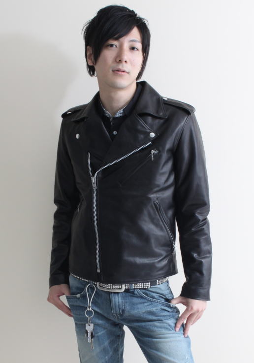 日本製】革ジャン ホースオイル ダブルライダースジャケット レザー