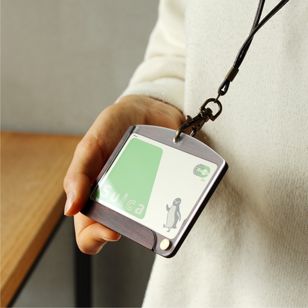 ID-CardCase（ヨコ型）」木製IDケース・IDカードホルダー、社員証