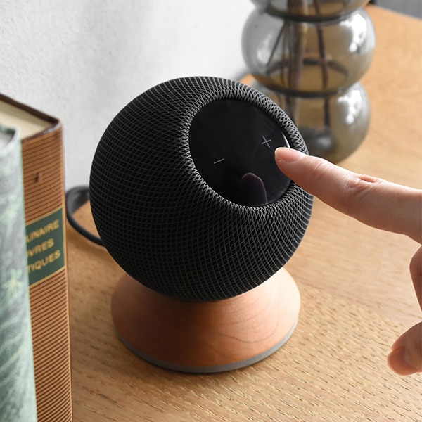 HomePod mini Stand」音楽と暮らしを彩るスマートスピーカー用木製