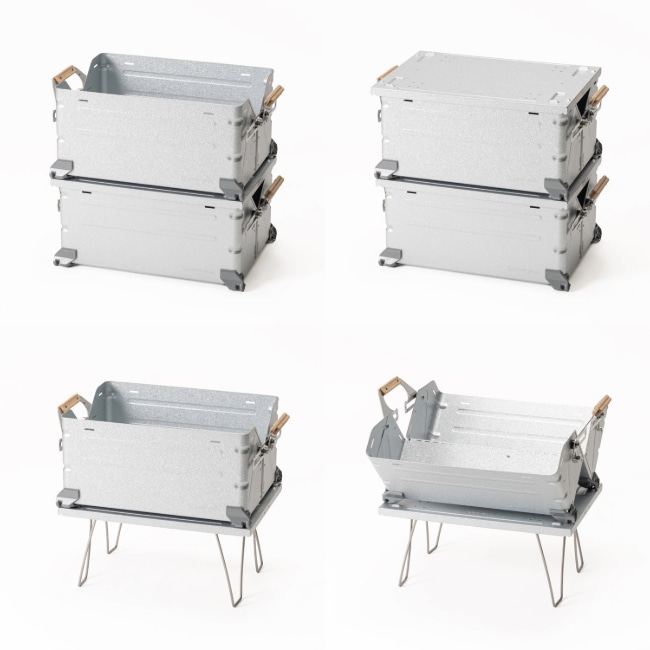 Snow peakシェルフコンテナ25 リッドラック25 シムクラフト 【公式通販】