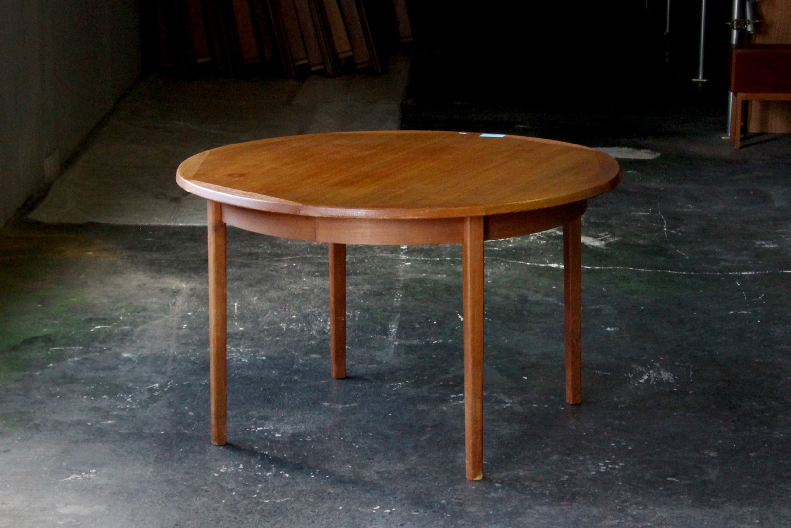 DK19-193 北欧 デンマーク ダイニングテーブル ラウンド型