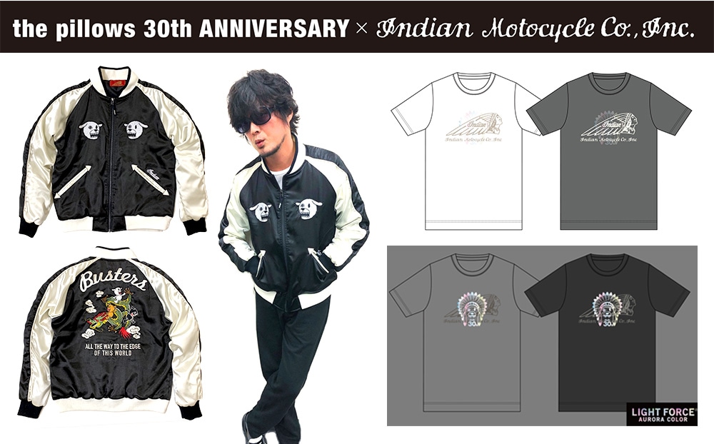 ☆the pillows×Indianコラボスカジャン＆Tシャツ予約販売START☆
