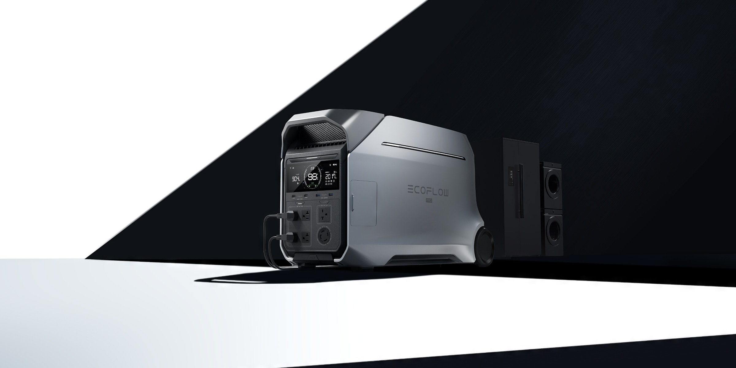 EcoFlow DELTA Pro 3 4096Wh ポータブル電源+EcoFlow 220W両面ソーラー