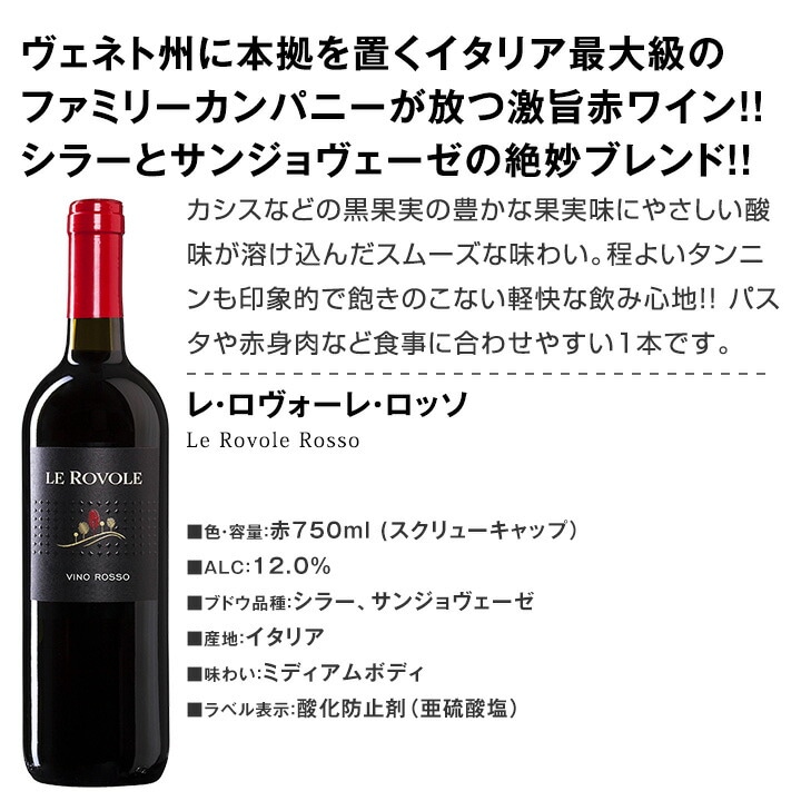 バラ可Occi Gabi Winery ドーンフェルダー他 赤ワイン4本セット 楽天