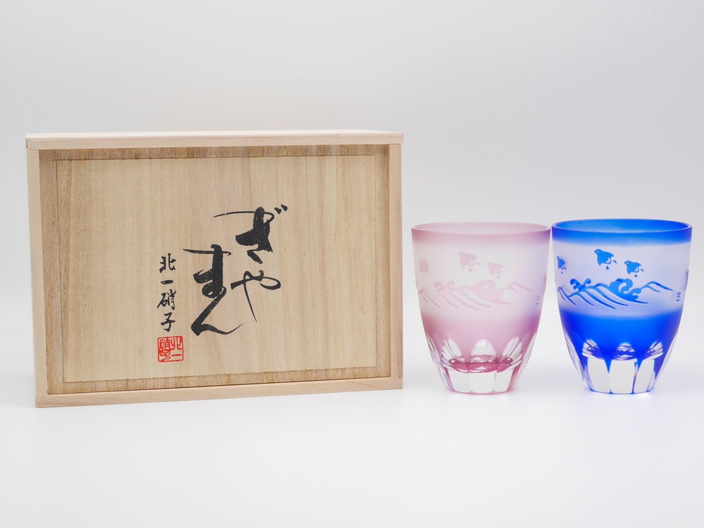 れ*い様 ベネチアンガラス 2体セット（北一硝子） れ*い様