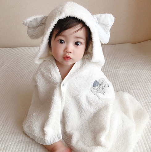 フラッフィーギフトセット（フード付バス×1ハンカチ×1） | Gift