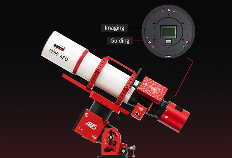 ZWO ASI 2600MC DUO（ガイドチップ搭載/カラー/冷却モデル）【即納