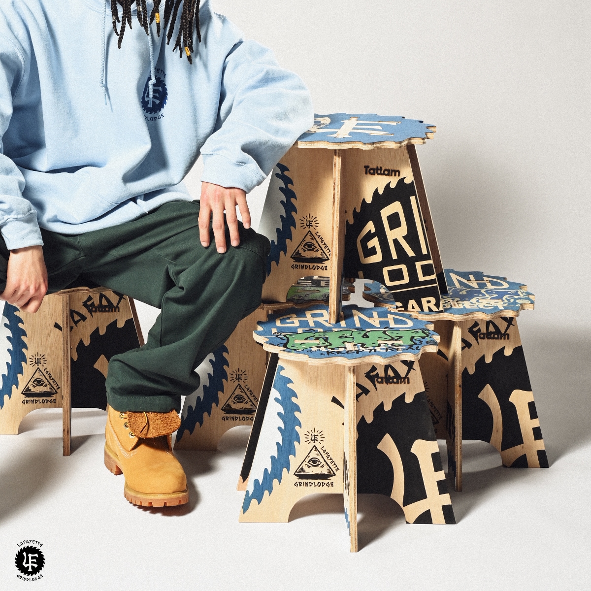 GRIND LODGE セール中 グラインドロッヂ 沖縄 スツール GRIND LODGE