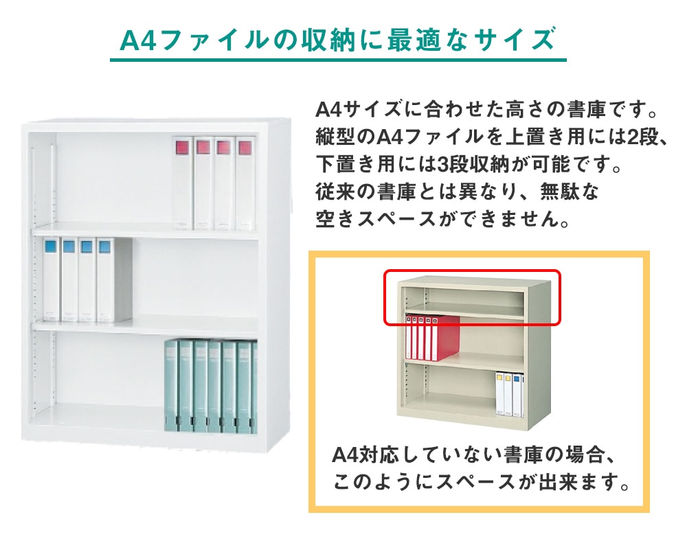 スチールキャビネット 両開き書庫 鍵付き 幅880×奥行400×高さ1120mm A4