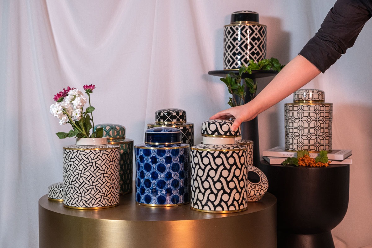 遠州窯 耳付花瓶 共箱付 中国美術 高さ30.5cm オブジェ インテリア