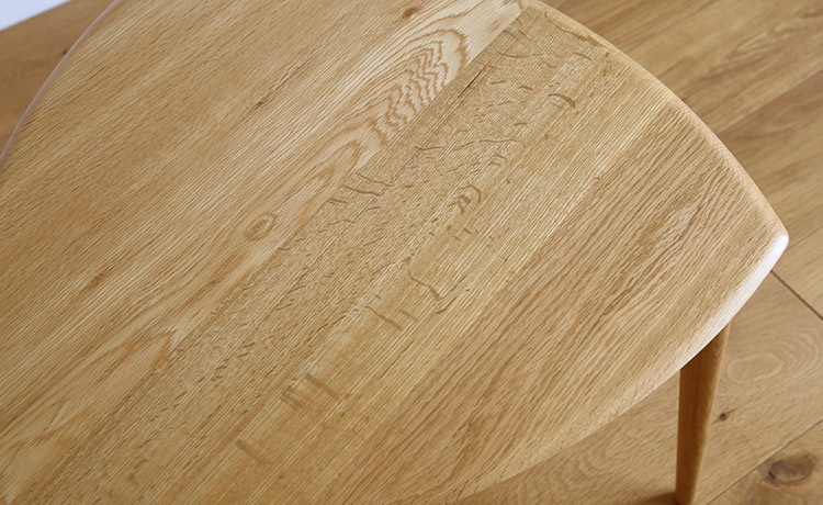 展示特価】 サイドテーブル 幅61 高さ50cm オーク無垢材 kitani(キタニ