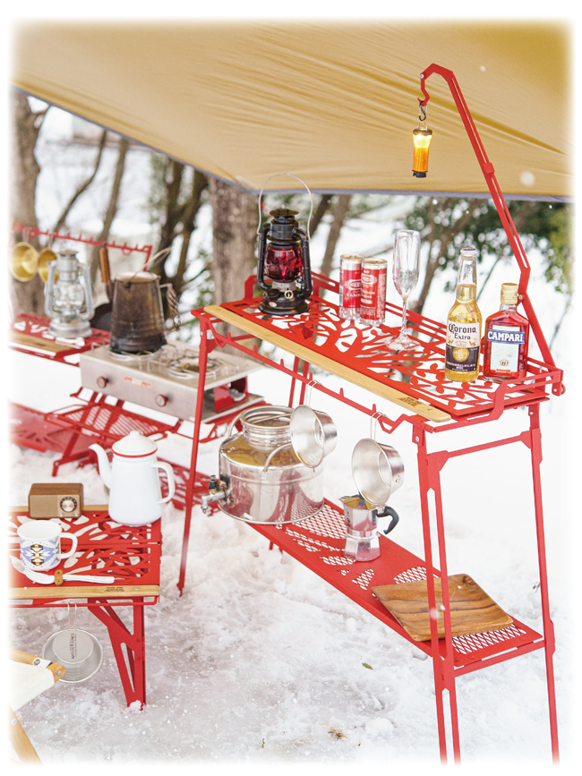 バーカウンターテーブル TAIJYUversion:アウトドアテーブル