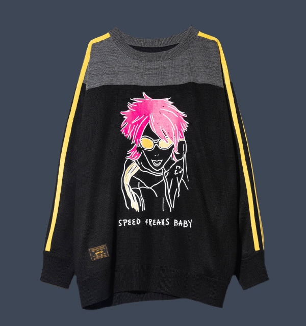 X JAPAN X 第1回目ファンクラブ会報 hideのイラストプリントTシャツ