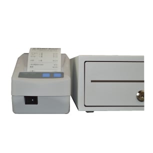 三栄電機】58mm幅レシートプリンター SD3-22SJ-W （ホワイト）/SD3