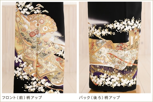 高身長対応トールサイズ桂由美ブランド留袖レンタル、身長170cm前後の
