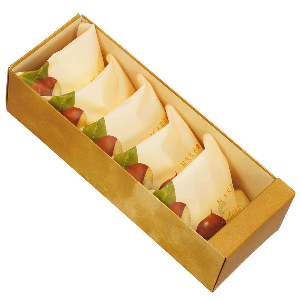 マットバリア二方袋 マロン 115×150 1,000枚【マロンケーキ 栗菓子