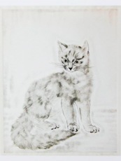 藤田嗣治 「猫（白い）」 | | アトリエ・ブランカ